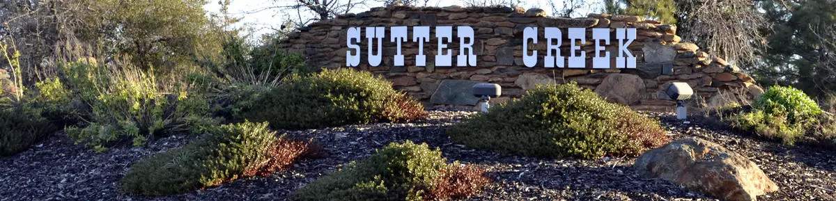 Sutter Creek sign